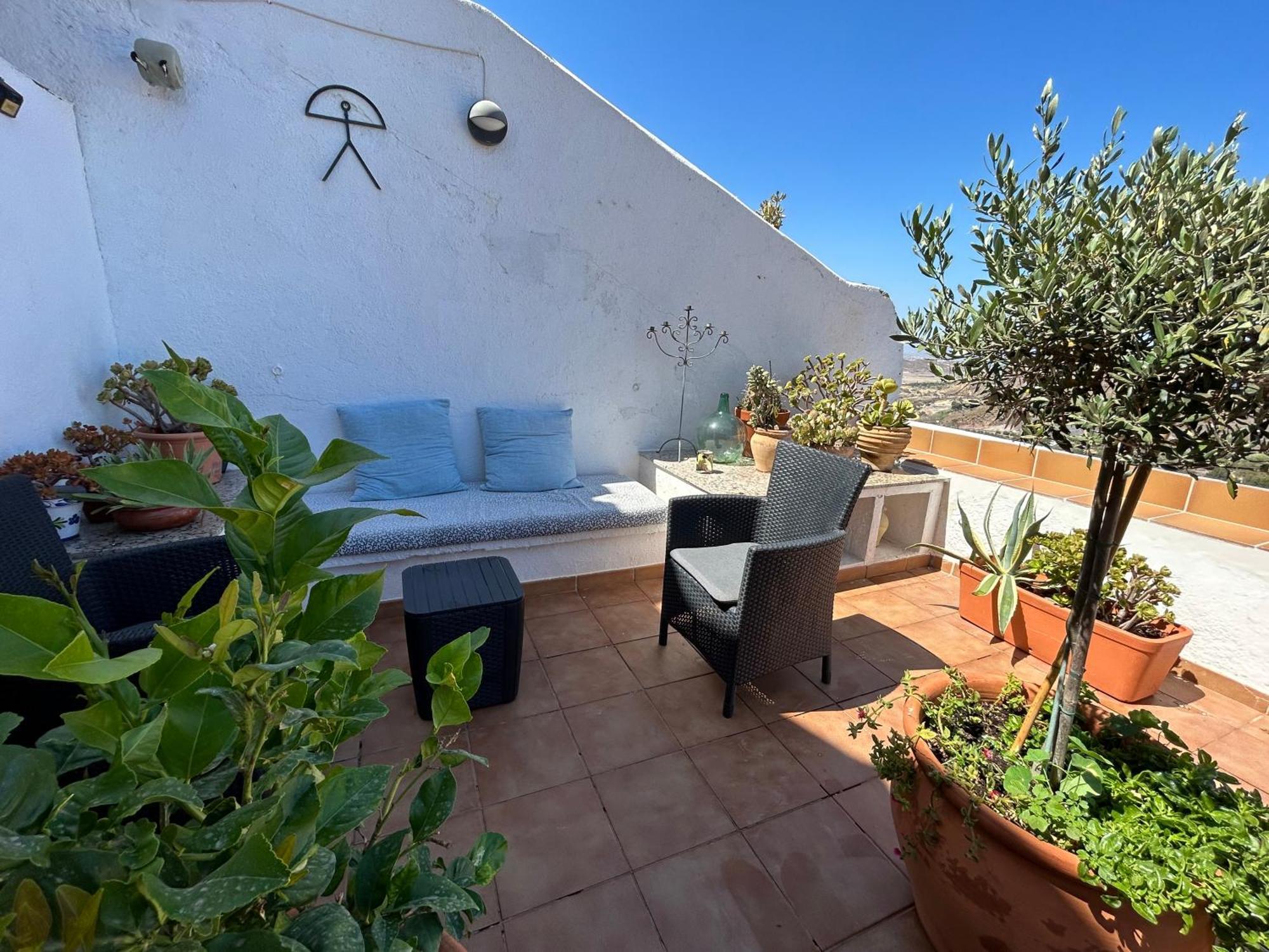 Apartment With A Great Terrace, Sea And Land Views Мохакар Экстерьер фото